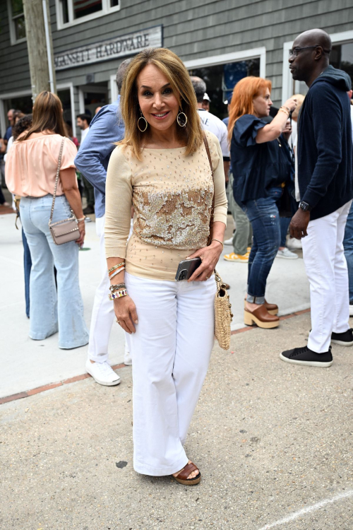 Rosanna Scotto Arrives at The Talk House in Amagansett for Jelly Roll Concert in The Hamptons August 2024 3