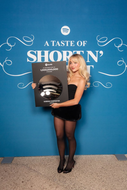 Sabrina Carpenter at A Taste of Short n’ Sweet Listening Event by Spotify in Los Angeles 1