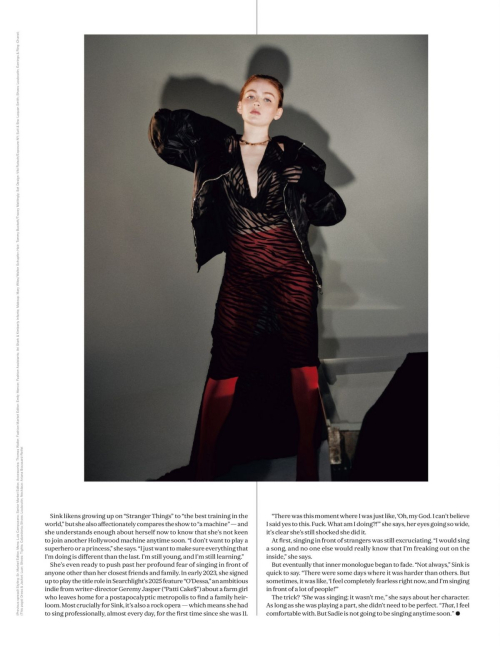 Sadie Sink in Variety Magazine, August 2024