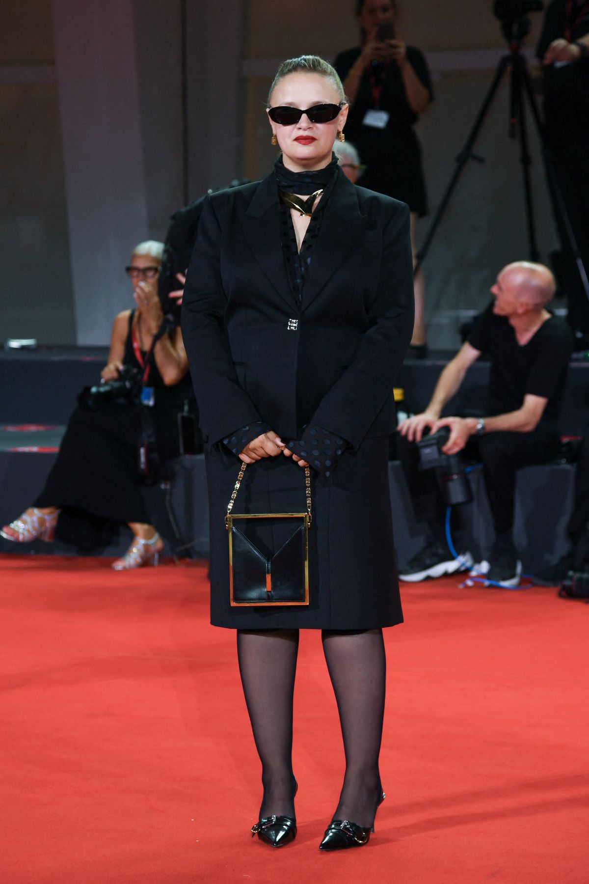 Sara Foresteir at Three Friends Premiere at 81st Venice International Film Festival