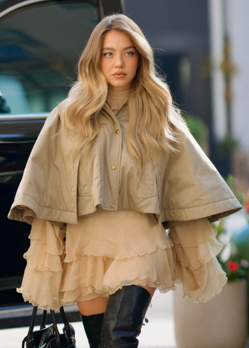 Sydney Sweeney Arrives at a Meeting in Beverly Hills, August 2024 1