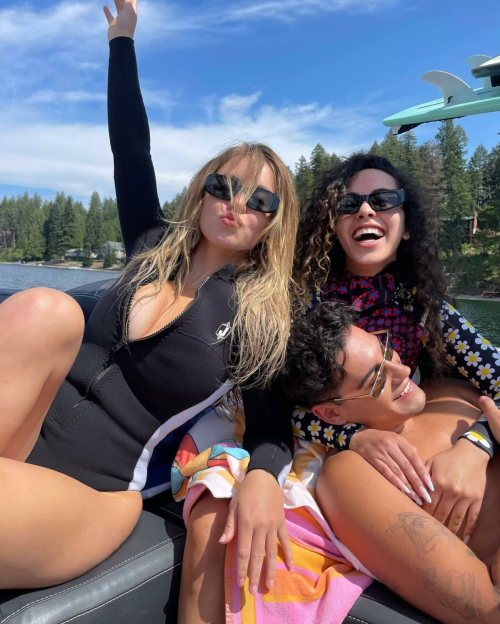 Sydney Sweeney Swimsuit Boat August 2024 4