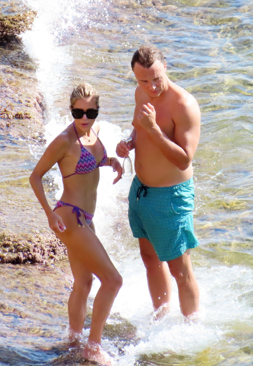 Sylvie Meis in Bikini and Patrick Gruhn on Holiday in Mallorca, August 2024 1