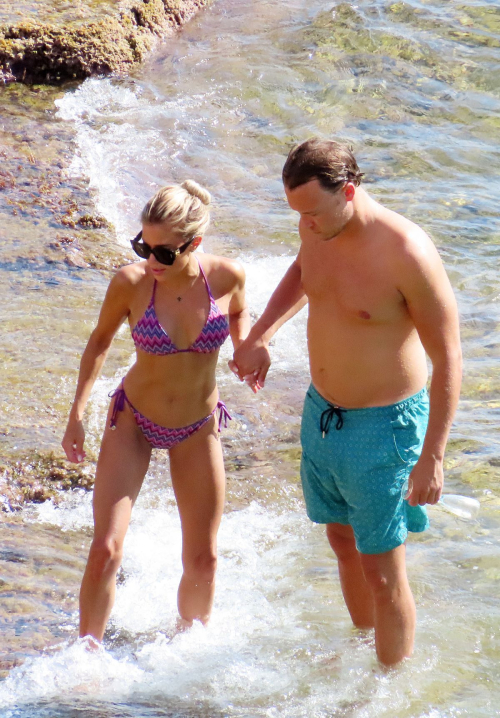 Sylvie Meis in Bikini and Patrick Gruhn on Holiday in Mallorca, August 2024 3