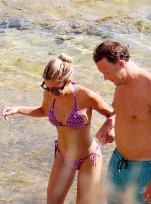 Sylvie Meis in Bikini and Patrick Gruhn on Holiday in Mallorca, August 2024 5