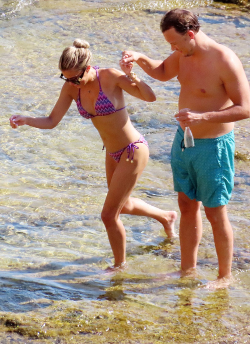 Sylvie Meis in Bikini and Patrick Gruhn on Holiday in Mallorca, August 2024 7