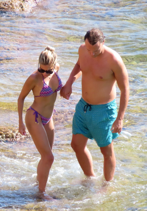 Sylvie Meis in Bikini and Patrick Gruhn on Holiday in Mallorca, August 2024 8