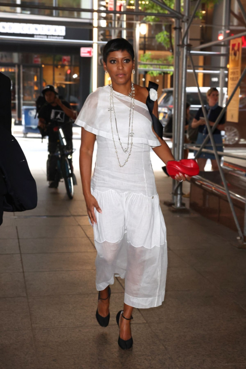 Tamron Hall Arrives at Event Hosted by Lee Daniels at Le Bernardin in New York