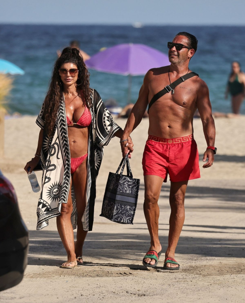 Teresa Giudice Bikini with Luis Ruelas at Beach in Ibiza 4