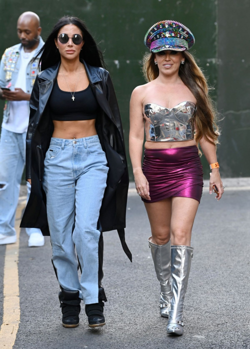 Tulisa Contostavlos and Michelle Mckenna Arrives at Manchester Pride August 2024 1