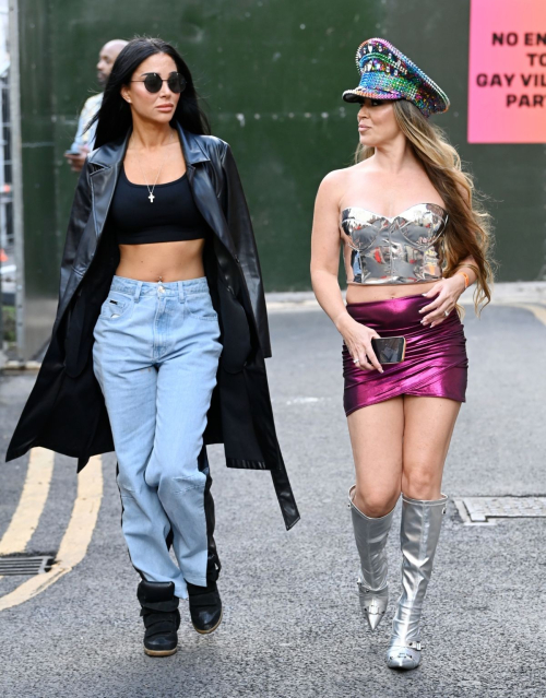 Tulisa Contostavlos and Michelle Mckenna Arrives at Manchester Pride August 2024 6