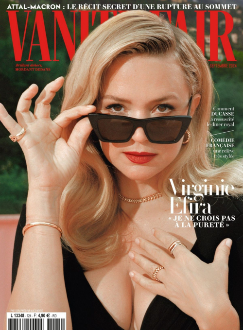 Virginie Efira in Vanity Fair France September 2024