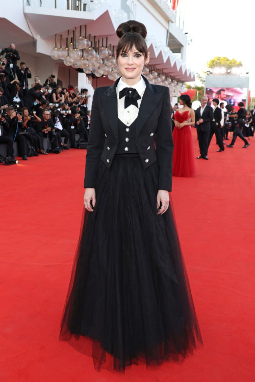 Winona Ryder at Beetlejuice Beetlejuice Opening Premiere at 81st Venice International Film Festival