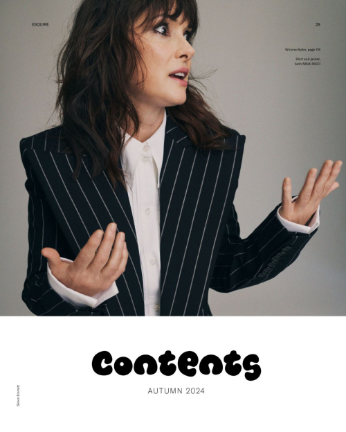 Winona Ryder in Esquire UK Autumn 2024 7