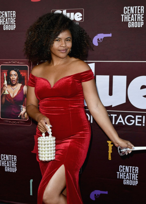 Yazmin Monet Watkins at Clue Opening Night in Los Angeles