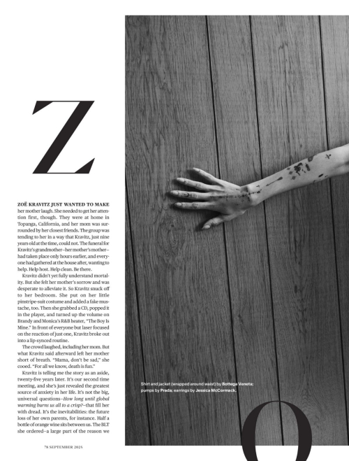 Zoe Kravitz Esquire Magazine September 2024 10