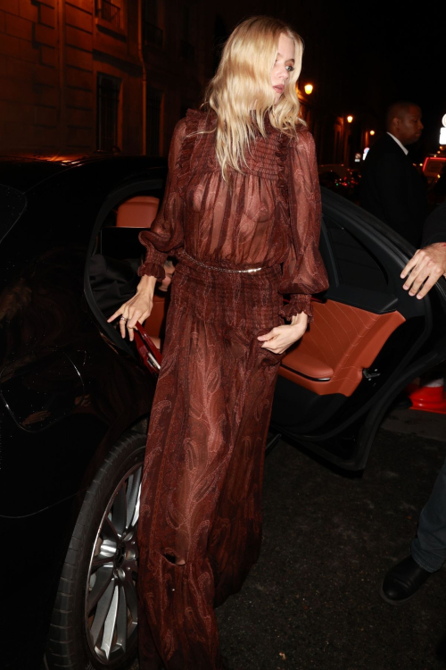 Abbey Lee Kershaw Arrives at YSL Fashion Show Afterparty Paris, September 2024 1