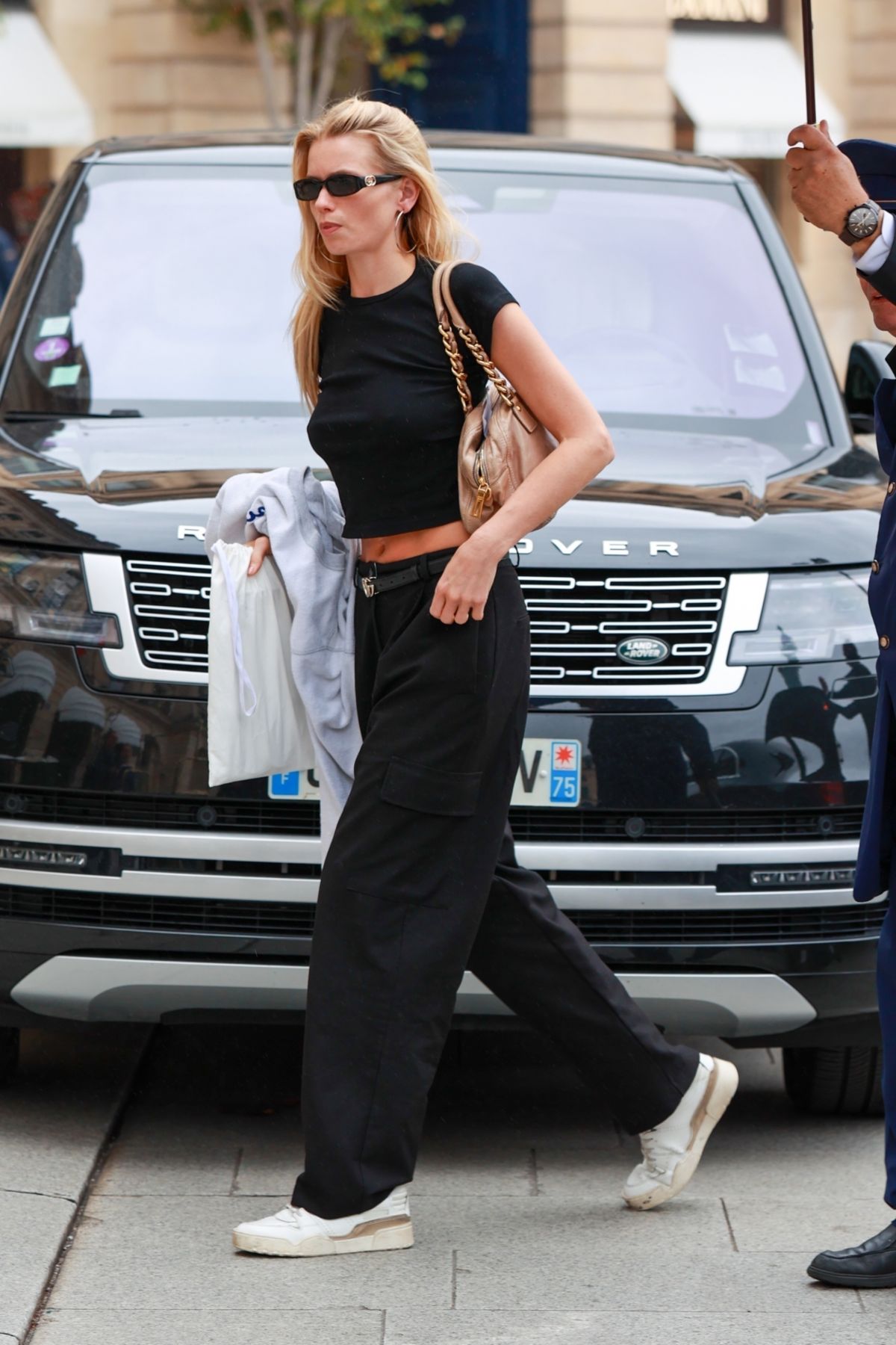 Abbey Lee Kershaw Heading to Ritz Hotel Paris Fashion Week