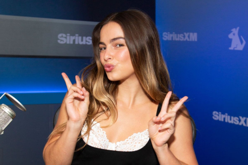 Addison Rae at SiriusXM Studios in New York 2