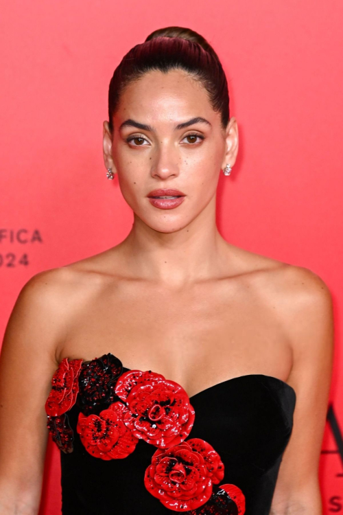 Adria Arjona at Armani Beauty Dinner Photocall 3