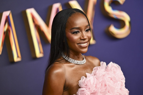 Aja Naomi King at 76th Emmy Awards at Peacock Theatre in Los Angeles 1