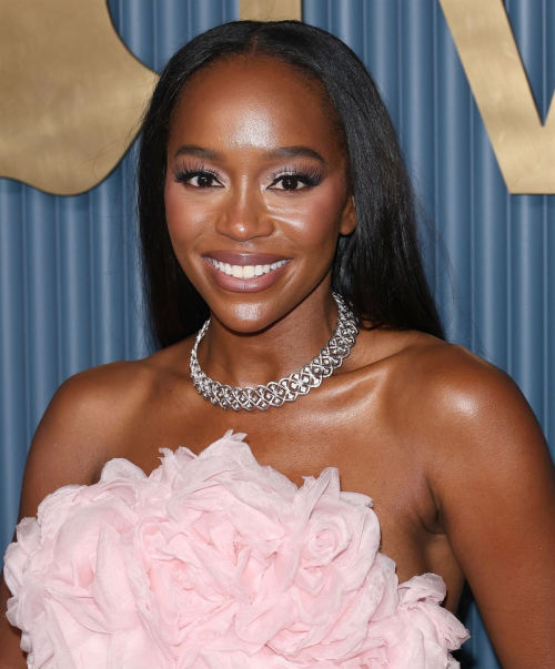 Aja Naomi King at Apple TV Primetime Emmy Party in Los Angeles 2