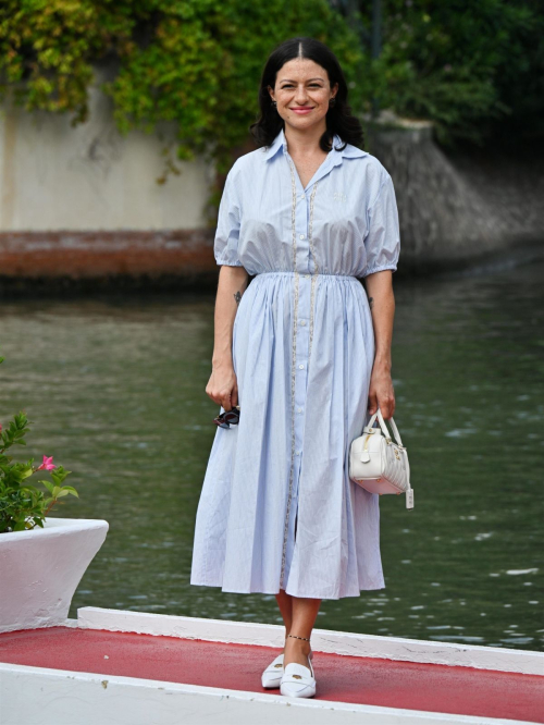 Alia Hawkat arrives at Hotel Excelsior for 81st Venice International Film Festival 1