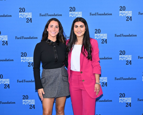 Aly Raisman at Free Future 2024 Preventing Gender Violence Around the World in New York 1