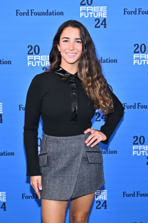 Aly Raisman at Free Future 2024 Preventing Gender Violence Around the World in New York 3