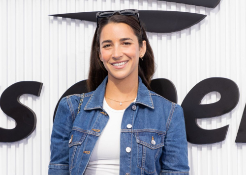 aly raisman at women’s single finals at us open tennis championships in new york 1