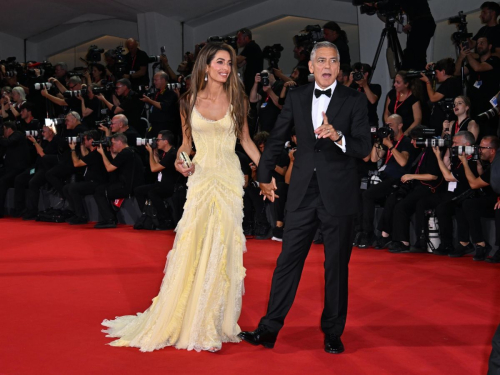 Amal and George Clooney at Wolfs Premiere, Venice Film Festival 2024 2