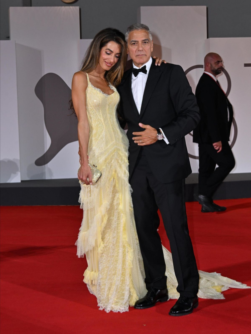 Amal and George Clooney at Wolfs Premiere, Venice Film Festival 2024 3