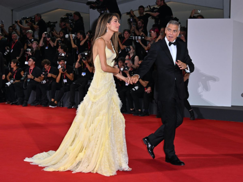 Amal and George Clooney at Wolfs Premiere, Venice Film Festival 2024 4