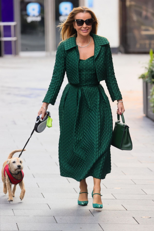 Amanda Holden Leaves Heart Breakfast Show in London, September 2024