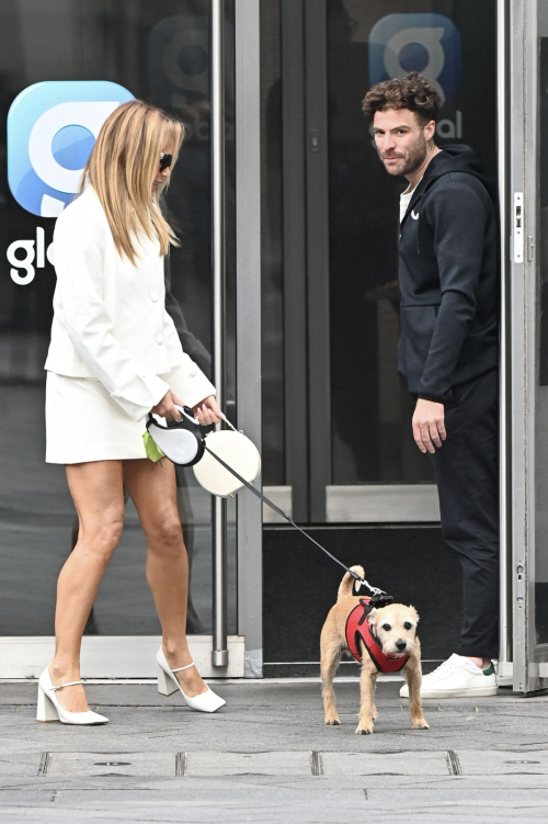 Amanda Holden leaves Heart Radio in London 2