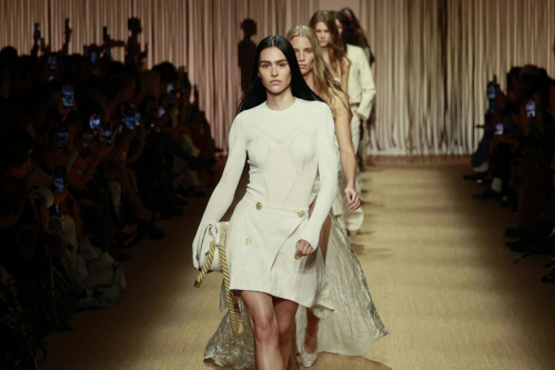 Amelia Hamlin Walks Runway of Roberto Cavalli Fashion Show at Milan Fashion Week 2