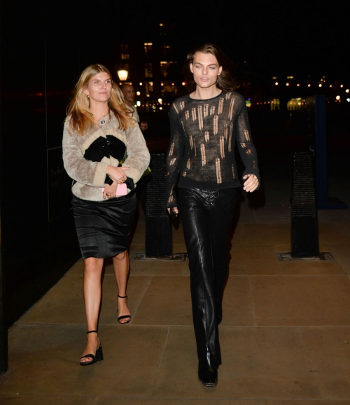 Amelia Hurley Leaves British Vogue and Rabanne Party London Fashion Week 1