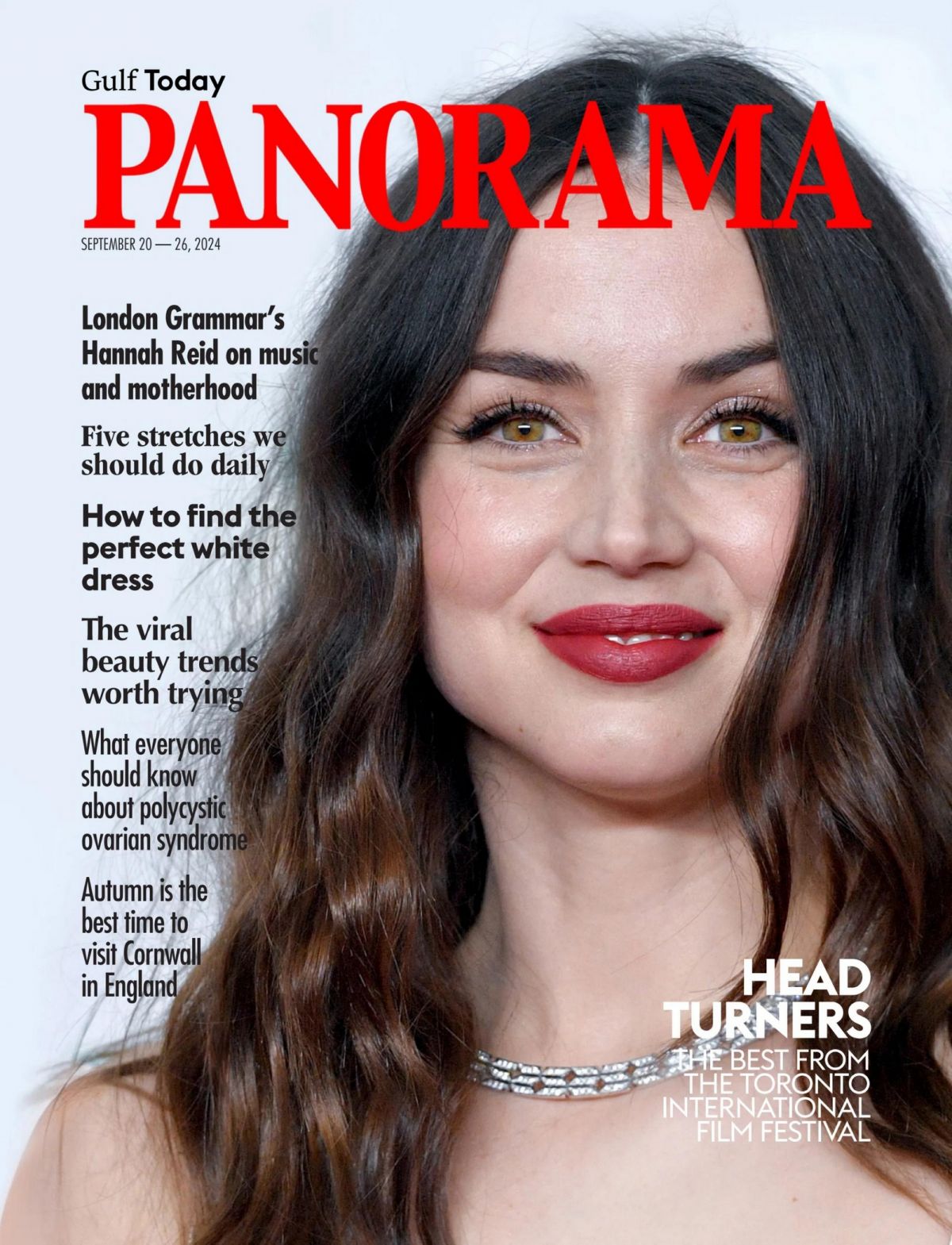 Ana de Armas in Gulf Today Panorama September 2024