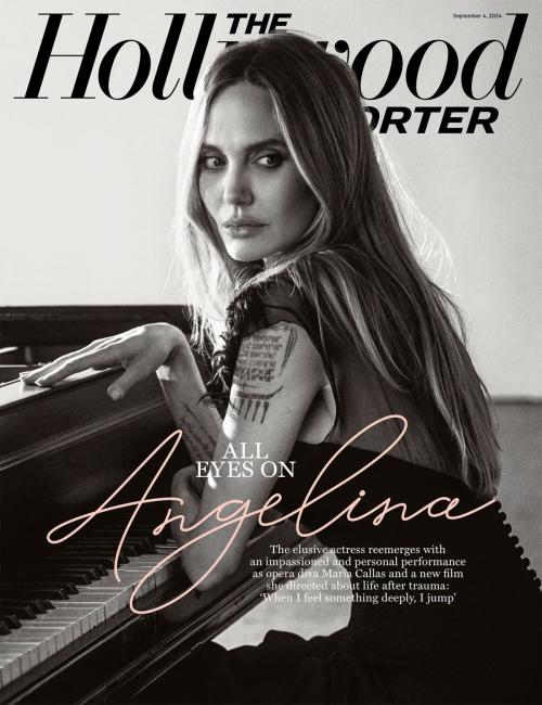 Angelina Jolie for The Hollywood Reporter, September 2024