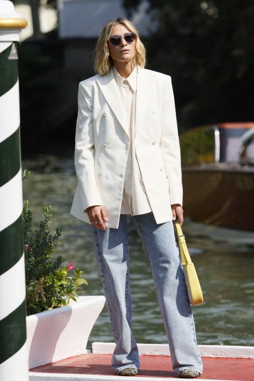 Anna Foglietta Arrives at Hotel Excelsior, Venice Film Festival 2024 3