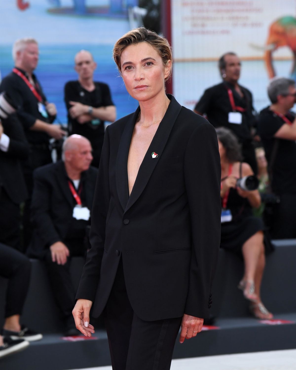 Anna Foglietta at The Room Next Door Premiere at 81st Venice International Film Festival