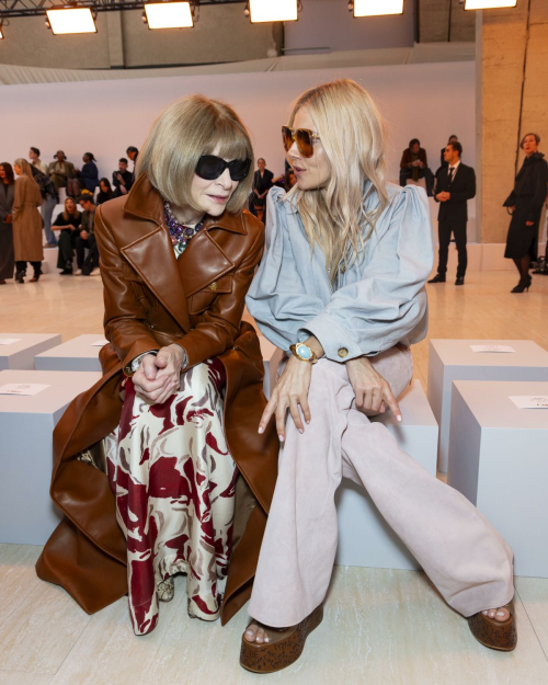 Anna Wintour and Sienna Miller at Chloe SS25 Runway Show, Paris Fashion Week, September 2024 1