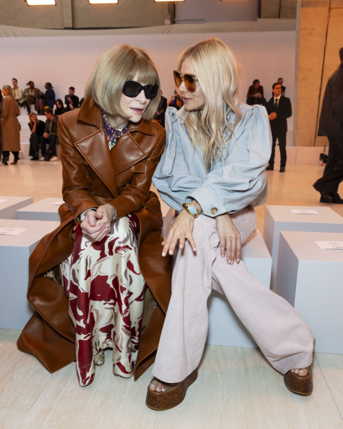 Anna Wintour and Sienna Miller at Chloe SS25 Runway Show, Paris Fashion Week, September 2024 3