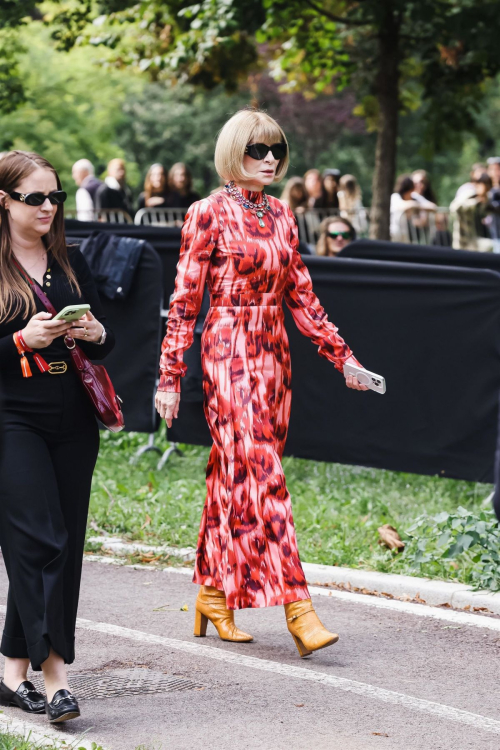 Anna Wintour Arrives at Gucci Show Milan Fashion Week, September 2024 1