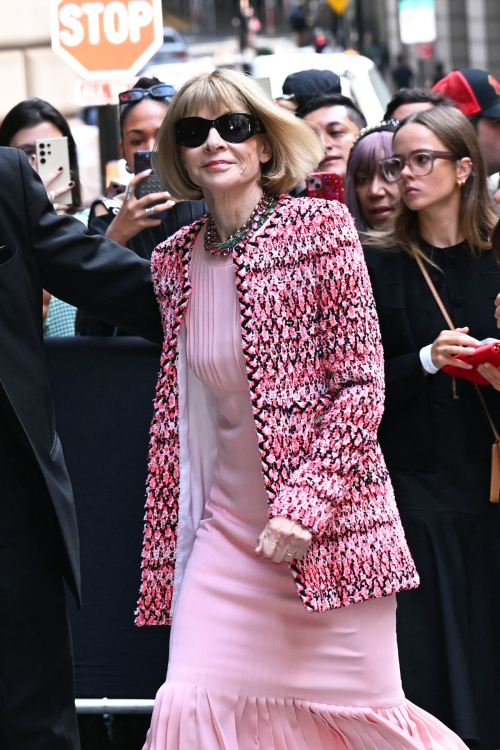 Anna Wintour at Carolina Herrera Spring 2024 Fashion Show at New York Fashion Week 2