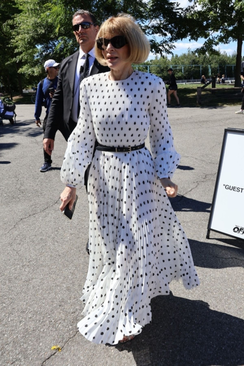 Anna Wintour Off-White Show New York Fashion Week, September 2024