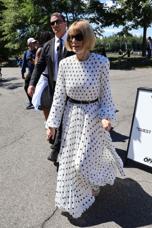 Anna Wintour Off-White Show New York Fashion Week, September 2024 5