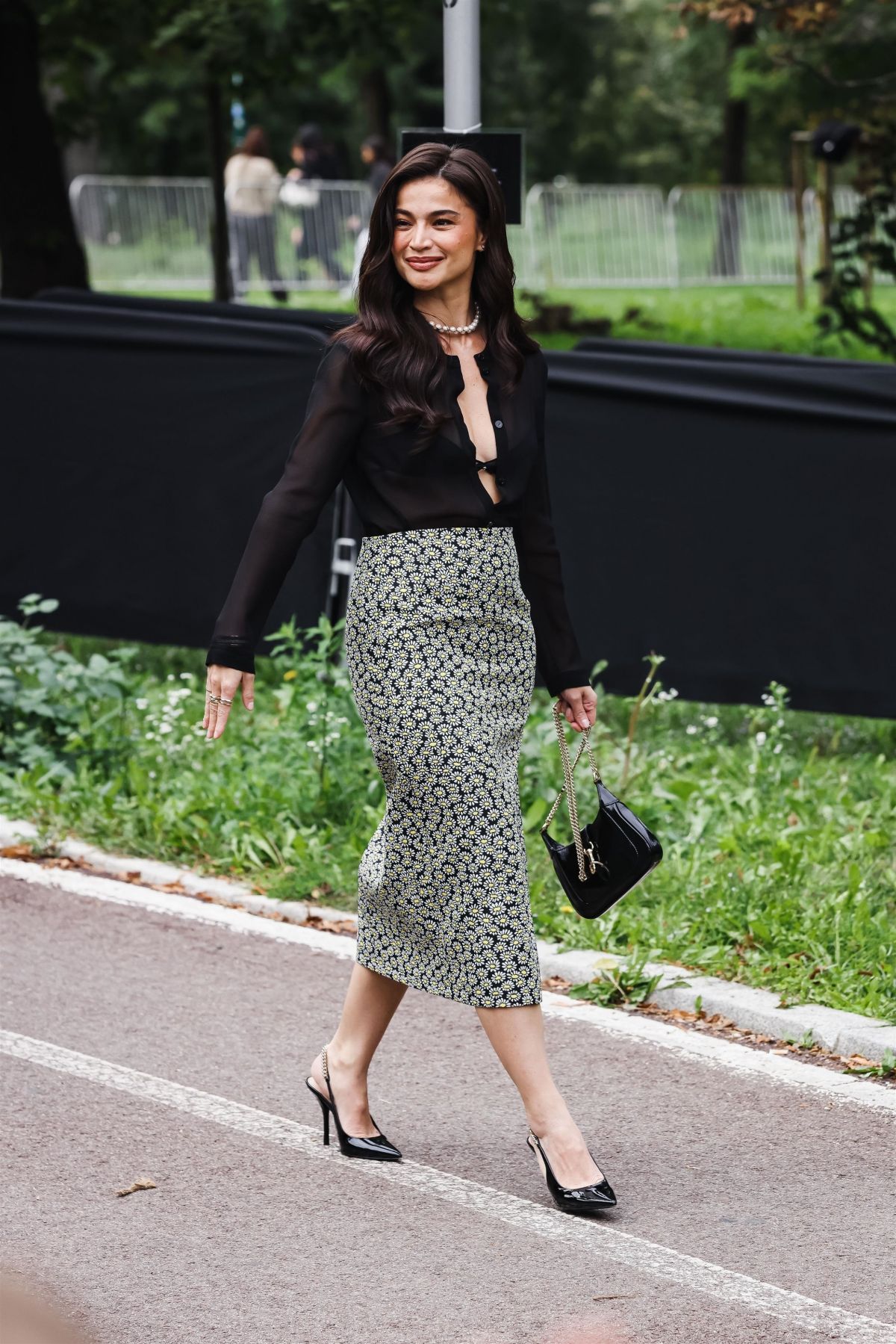 Anne Curtis Arrives at Gucci Show Milan Fashion Week, September 2024