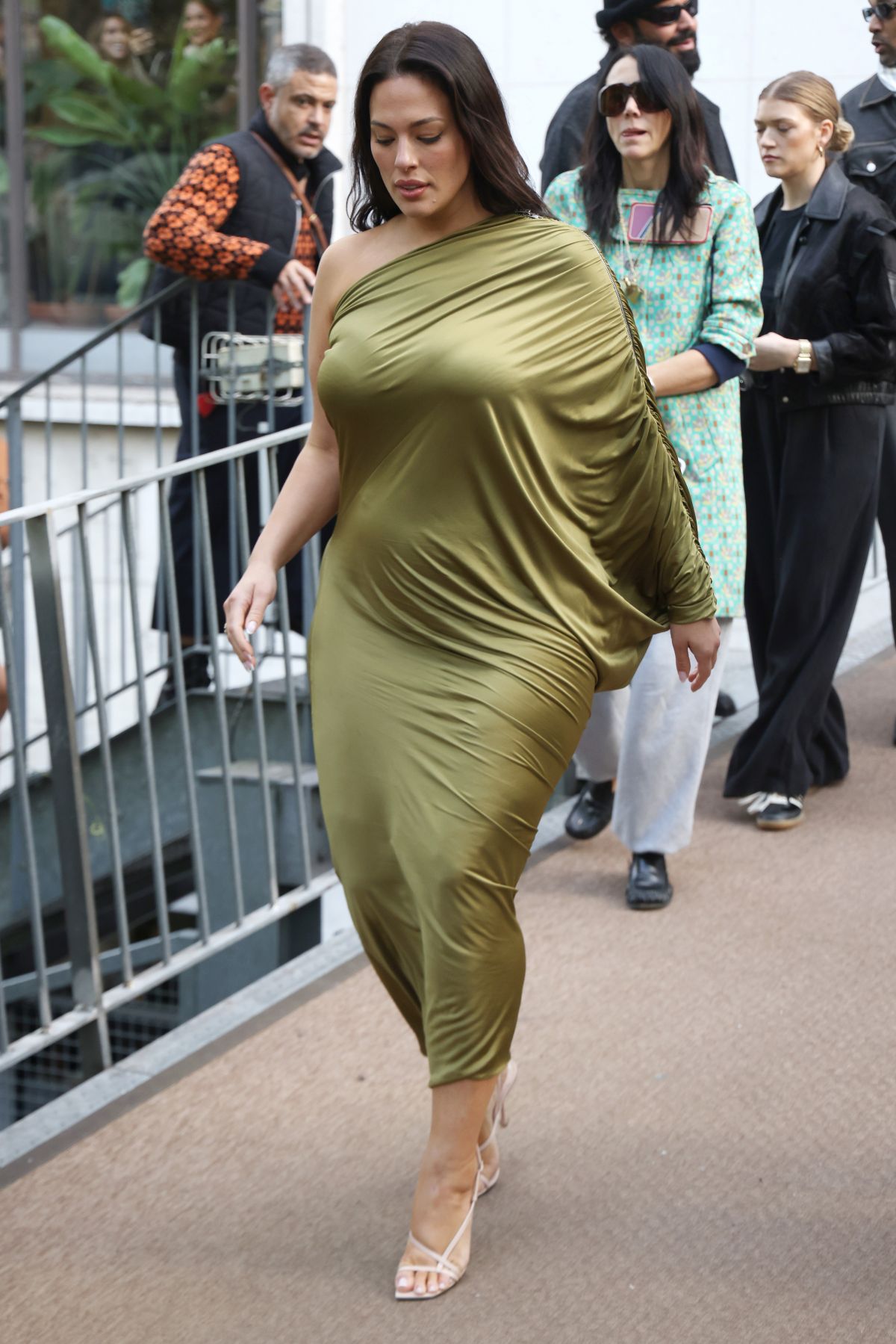 Ashley Graham Out and About at Paris Fashion Week, September 2024