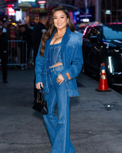 Ashley Park Arrives at Good Morning America in New York 1